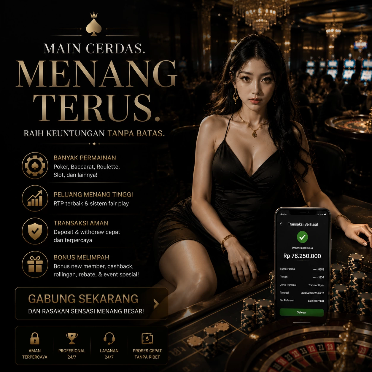 Interface aplikasi setelah instalasi berhasil